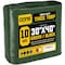 Core Tarps Heavy Duty Tarp, 40 ft L x 0.5 mm H x 30 ft W, 10 Mil, Green/Black, Polyethylene CT-603-30X40 - alternate 1